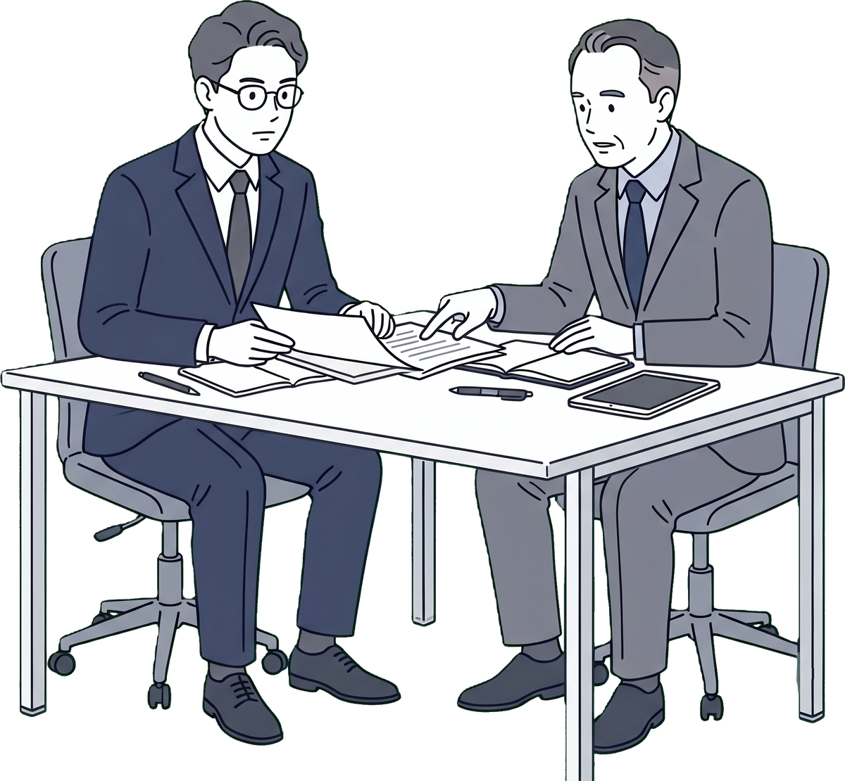 お客様との面談イメージ